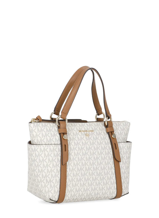 Sullivan Medium Logo Top-Zip Tote Bag