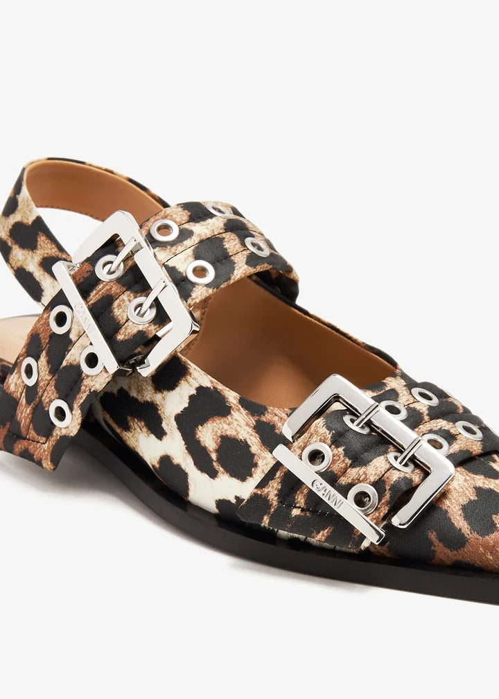 Ganni Buckle ballerinas